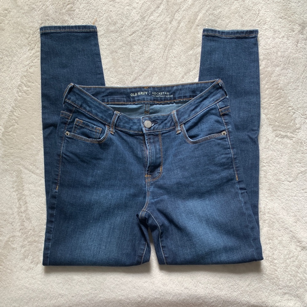 Old Navy Rockstar Mid Rise Jeans